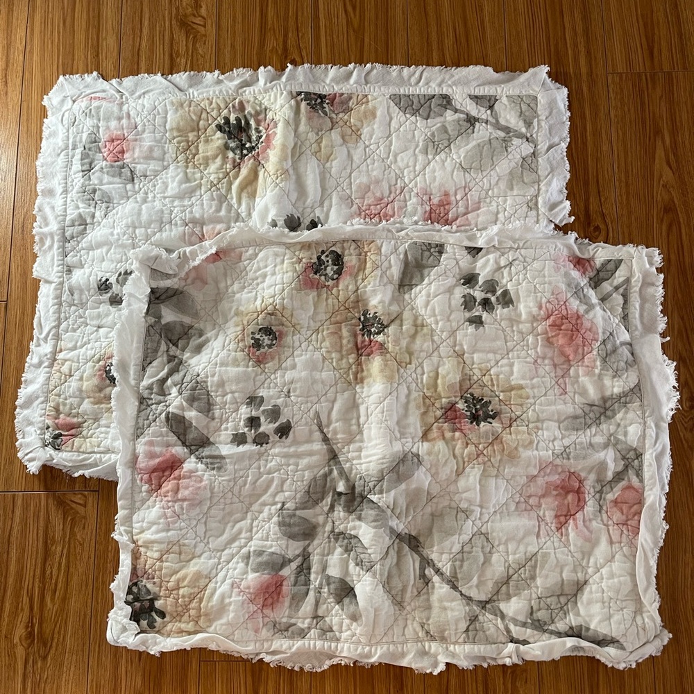 NWOT Threshold floral pillow shams - Picture 4 of 5